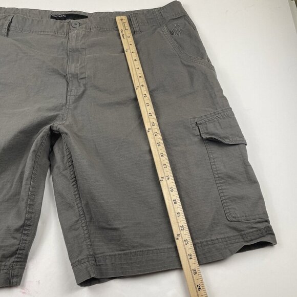 Rocawear Cargo Shorts Men’s 50B Ripstop Lightweight Hiking Camping Pockets Gray - Picture 4 of 10